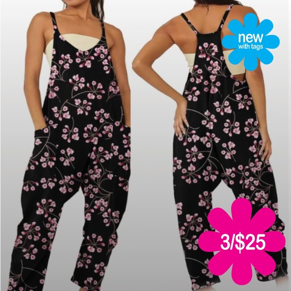 🌸3/$25 Sleeveless Floral Romper | Small - Picture 1 of 12
